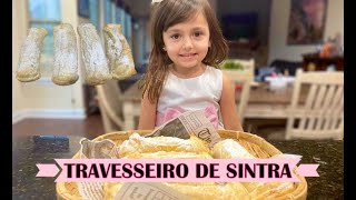 DOCE PORTUGUÊS FANTÁSTICO  TRAVESSEIRO DE SINTRA  Receitas  Comidinhas da mamãe Rea portugal [upl. by Einnol]