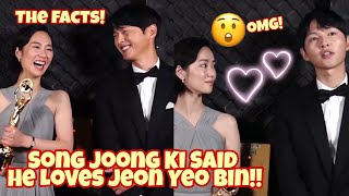 Moment That Song Joong Ki Proves That He Loves Jeon Yeo Bin 😲😲😲 [upl. by Suu]