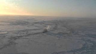 Coast Guard Cutter Healy continues tanker escort to Nome [upl. by Frerichs441]