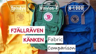 Fjällräven Kånken No2 vs ReKånken vs Kånken Mini Fabric Comparison  Tekubencom [upl. by Alleuqram]