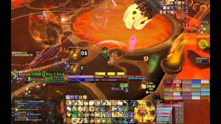 EVO vs Ragnaros 25man Heroic paladin tank pov [upl. by Avah376]