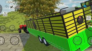 tractor wala game do big trali India vehicle simulator game 🎮VisheshYadav2007 [upl. by Nnair34]