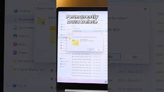 Permanently Data Delete 🗑❔🤔shorts computer laptop [upl. by Ahsikyw472]