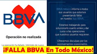 ¡CUIDADO OCUPA OTRO BANCO  Desde Ayer Siguen Las Fallas En El Sistema De BBVA México  FLASHNEWS [upl. by Christy]