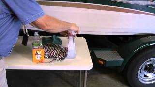 Save Money Make your own boat glass cleaner the easy way Removes water spots [upl. by Franky]