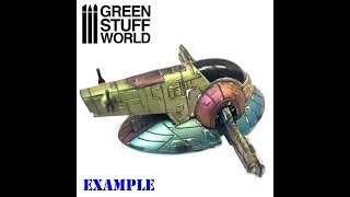 Chameleon Paints 7  Painting example of Slave 1 Boba Fett – XWing repaint version 2 [upl. by Esenaj]