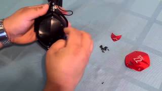 Installing Custom Shields on the VModa Crossfade M100 Headphones [upl. by Gilberto451]