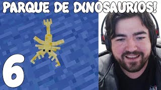 NUESTRO PRIMER DINOSAURIO Minecraft SERIE DE MODS PARQUE DE DINOSAURIOS 6 [upl. by Pfaff209]