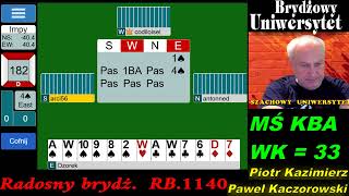 Radosny Brydż RB1140 [upl. by Aedni]