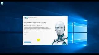 Установка и активация ESET NOD32 [upl. by Avah826]