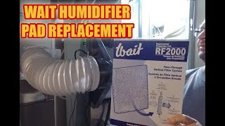 How to Change a WAIT 7000 Humidifier Evaporator Pad  Same Process for Wait 5000 and Wait 6000 [upl. by Reinhardt]