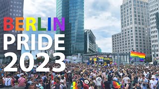 BERLIN – CSD 2023 🏳️‍🌈  Christopher Street Day Berlin  Potsdamer Platz 4K live 🇩🇪 [upl. by Jarl]