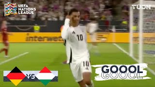 ¡Musiala culminó con gol un contragolpe  Alemania 20 Hungría  UEFA Nations League 2024  TUDN [upl. by Dyoll264]