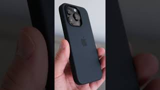 iPhone 14 Pro Space Black with Midnight Silicone Case shorts [upl. by Roderigo]