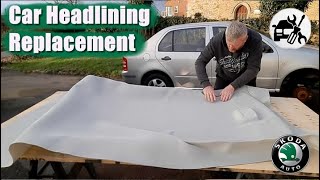 Car headlining roof liner replacement [upl. by Trubow689]