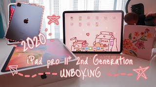 Unboxing iPad Pro 11 inch 2020  2nd Generation 🍎🌸 [upl. by Maguire]