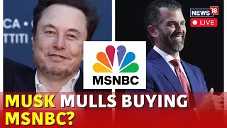 LIVE  Joe Rogan Asks To Take Rachel Maddows Job If Elon Musk Buys MSNBC  Elon Musk News  N18G [upl. by Eiboj]