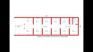 20x70 MARKET SHOP PLAN20x70 COMMERCIAL SHOP PLAN20X70 DUPLEX SHOP PLAN1400 SQFT SHOP PLAN [upl. by Ynohtona]