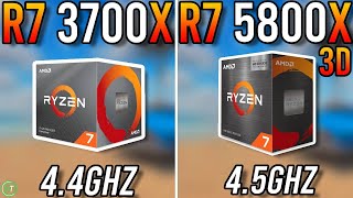 Ryzen 7 3700X vs Ryzen 7 5800X3D  Great Upgrade [upl. by Lilllie]