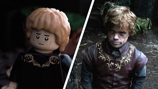 Game of Thrones  in LEGO  Tyrion Slaps Joffrey Blender Animation [upl. by Eixid]