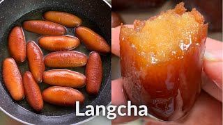 Langcha recipe  langcha misti recipe  langcha recipe without milk powder  bengali sweet recipe [upl. by Nylg]