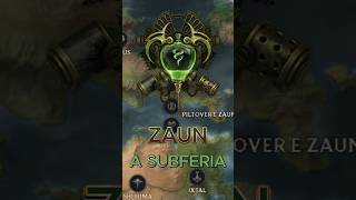 Runelore em 1 minuto  Zaun A Subferia zaun lore leagueoflegends riotgames runeterra [upl. by Schinica416]