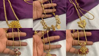 Short chainone gram model mugappu chain  Gold look chain collections fashion sale [upl. by Nyssa568]