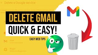 How to Permanently Delete Gmail Account  Quick and Easy Guide [upl. by Osborne]