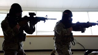 134th Security Forces Squadron Train with Firefighters in Active Threat Response Exercise [upl. by Snowber]