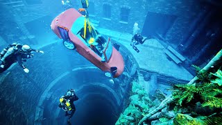 Underwater Supercar Garage in Worlds Deepest Pool [upl. by Nifares790]