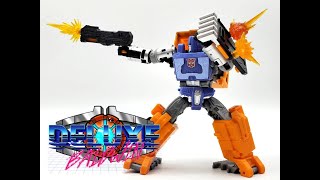 War for Cybertron Kingdom Deluxe Class Huffer Transformer Review [upl. by Ramak]