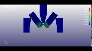 Charpy impact test simulation using LSDYNA [upl. by Leland]