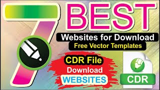 7 Best Websites for Download free Vector Coreldraw 2020  CDR file Download Websites [upl. by Eamaj]