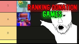 ROBLOX Donation Games Tier List [upl. by Medardas250]