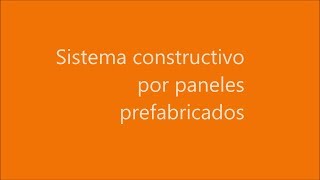 Sistema constructivo con paneles prefabricados visita a terreno [upl. by Ahtelahs]