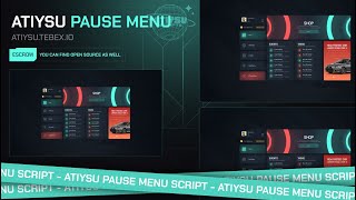 FiveM Pause Menu Script  Streamline Player Interaction  Aty Scripts [upl. by Joh]