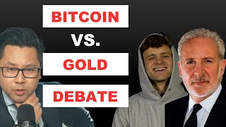 Peter Schiff amp Jack Mallers Debate Bitcoin Vs Gold Collapse Of Dollar [upl. by Cesaro6]