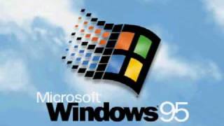 なつかしのWindows95再現ムービー  Microsoft Windows 95 Operating System [upl. by Lletnahc722]