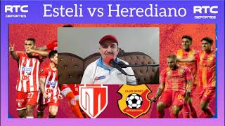 Real Esteli vs Herediano  Reacciones en Vivo [upl. by Ahsenik]