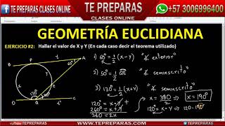 GEOMETRIA EUCLIDIANA CIRCUNFERENCIAS [upl. by Aaronson]