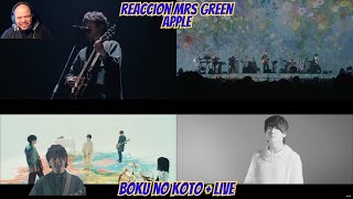 Reaccion a Mrs GREEN APPLE 僕のこと Boku No Koto  Live  Es Increíble y Me Encanto [upl. by Elocan]