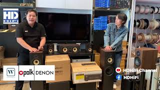 แนะนำชุดเริ่มต้น โฮมเธียเตอร์ Wharfedale amp Denon amp Polk [upl. by Mahtal]