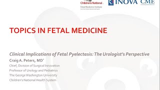 Topics in Fetal Medicine  Craig A Peters MD [upl. by Magdaia952]