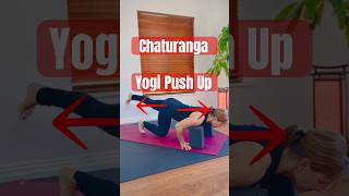 Push up Chaturanga Dandasana  jumpback floating strengthandbalance [upl. by Wise]