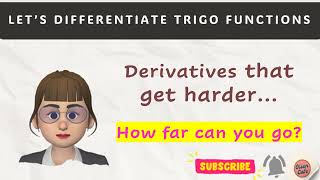 Never Be Confused About Trig Derivatives Again [upl. by Nylle619]