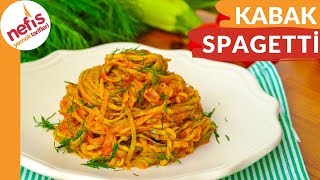 KABAĞI HİÇ BÖYLE YEMEDİNİZ❗ Kabak Spagetti Tarifi [upl. by Lemkul992]