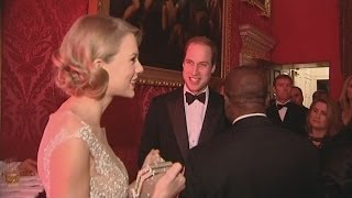 Prince William meets Taylor Swift and Jon Bon Jovi [upl. by Adnilahs427]