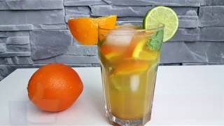 Orange Mojito ALKOHOLFREIER COCKTAIL  Rezept [upl. by Dianuj]