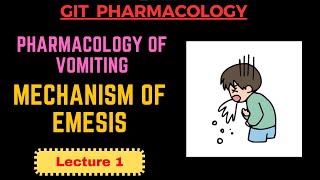 Emesis CTZ and Vomiting center  GIT Pharmacology  Mechanism of Emesis By MrMedico [upl. by Ativet957]