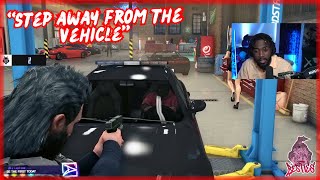 4Head Tries To Steal Car Parts From Denzel Shiestys Car  NoPixel 40 GTARP [upl. by Alie]